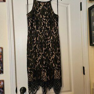Forever 21 Black Lace Dress Size Large